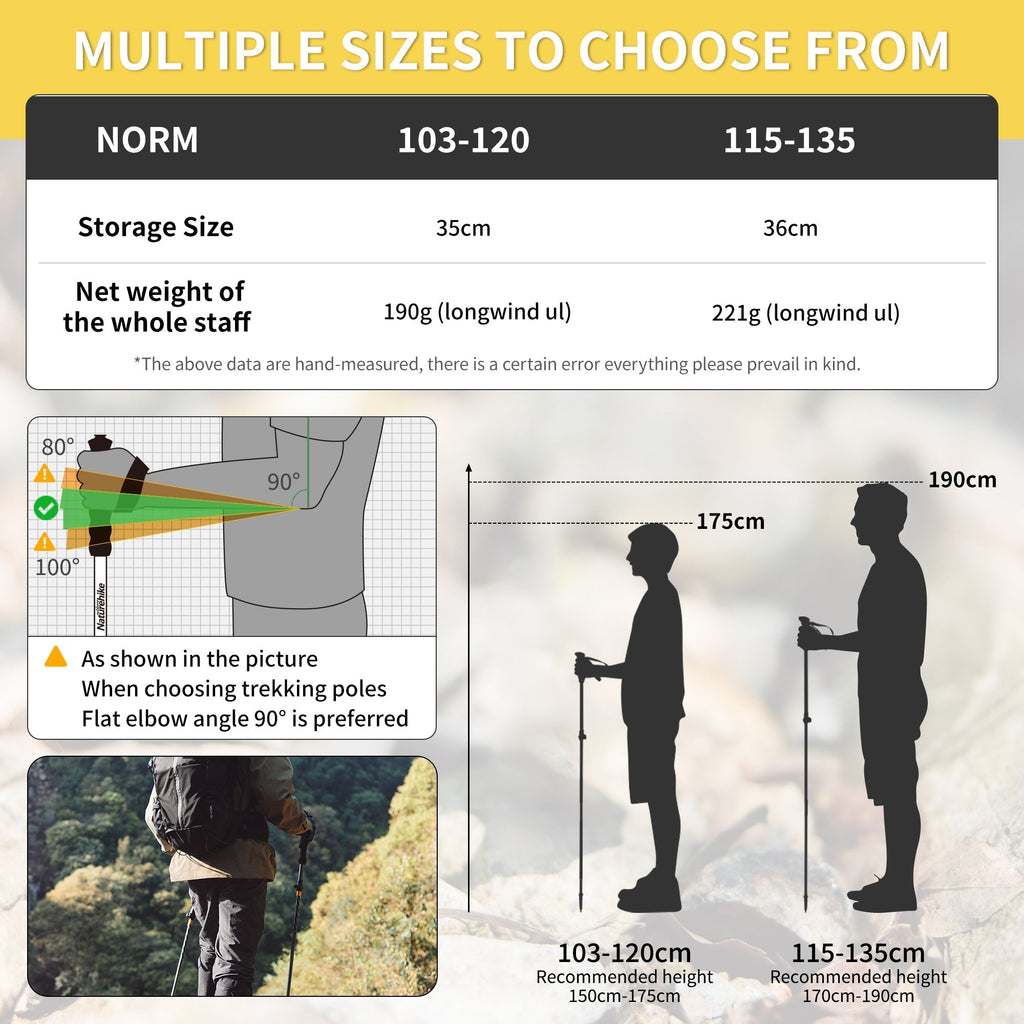 Naturehike Gale Terk UL Trekking Poles