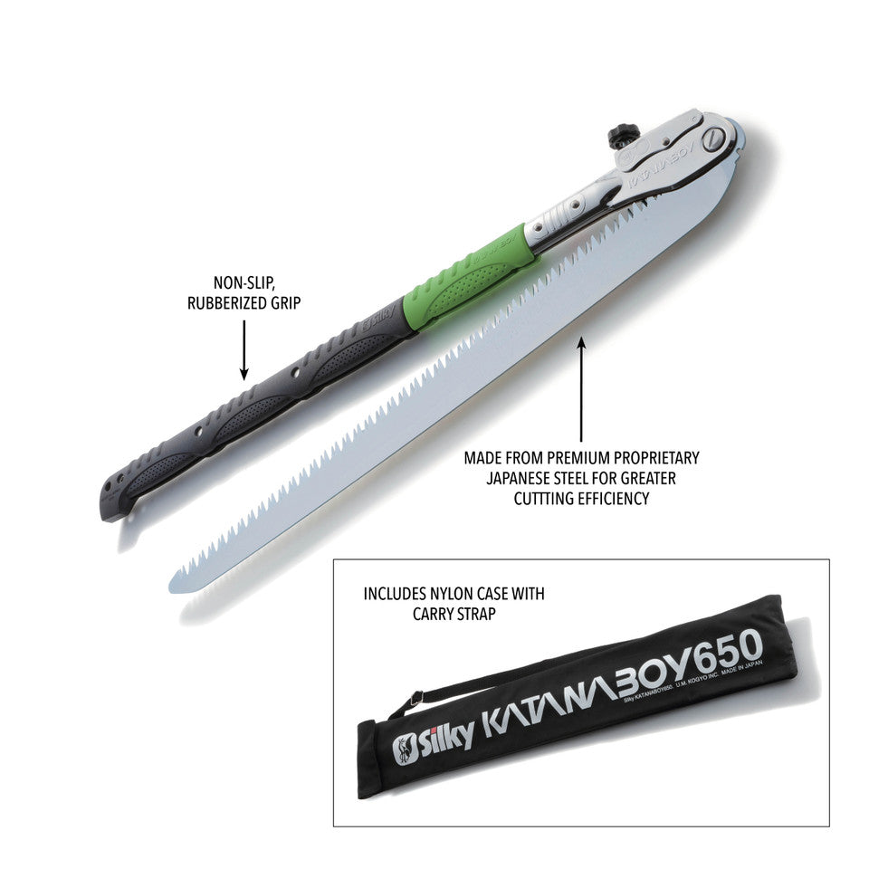 Silky Katanaboy Folding Saw 650 - Straight - XLarge Teeth (710-65)